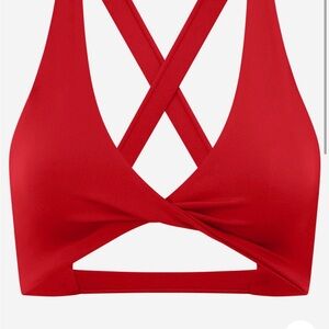 Scarlet Cross-Strap Crop Top